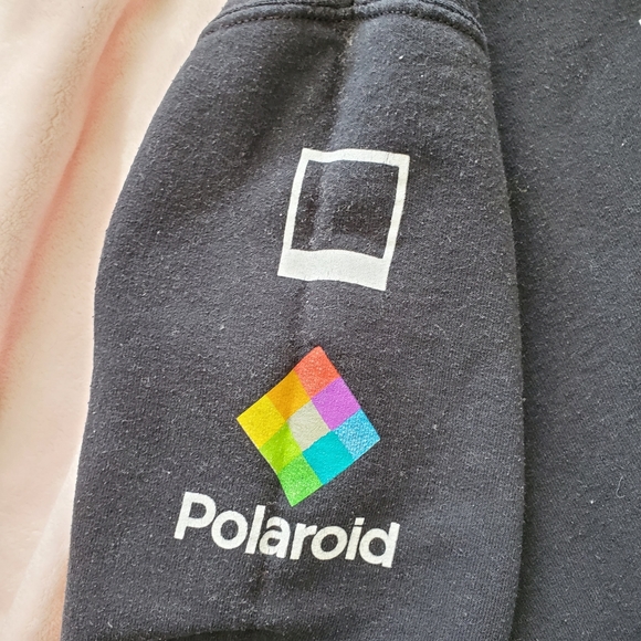 Polaroid black graphic hoodie - Picture 3 of 5